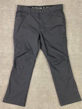 Alaskan Hardgear Pants Mens 38 x 30 Relaxed Fit Gray Stone Run Duluth Trading Co